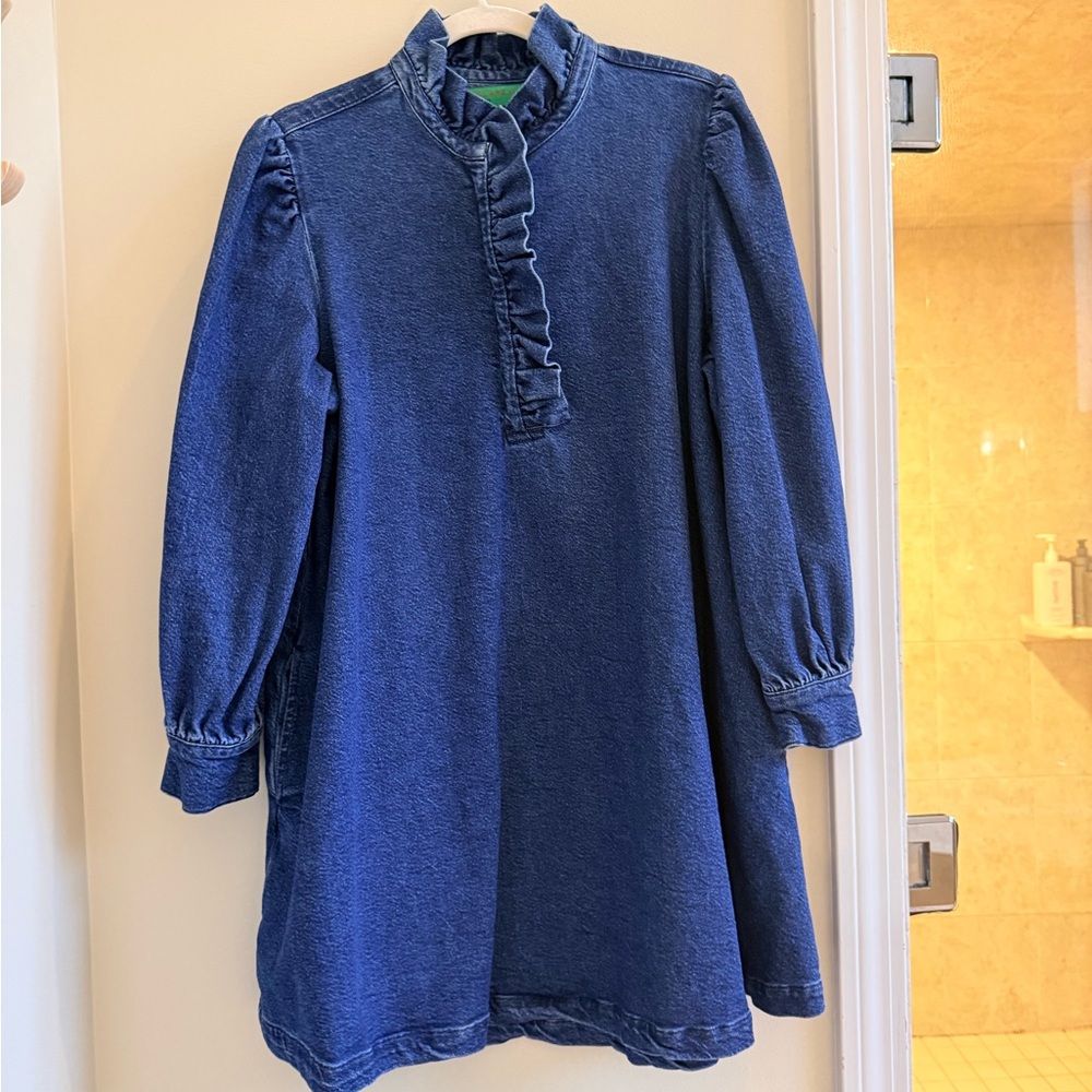 Clare V Ella Dress - Denim Twill original $365.00